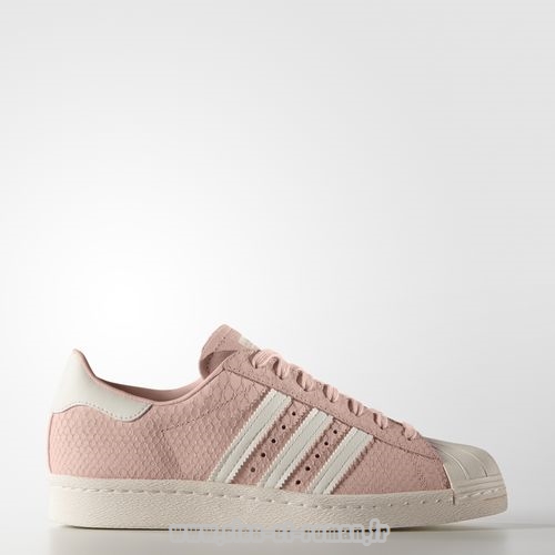 chaussures adidas femme blanche et rose